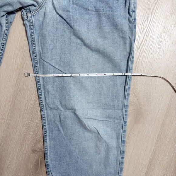 VTG 90s GAP Wide Leg Jeans Made in USA 28x30 Baggy Thrashed Grunge Skater Unisex - Picture 13 of 16